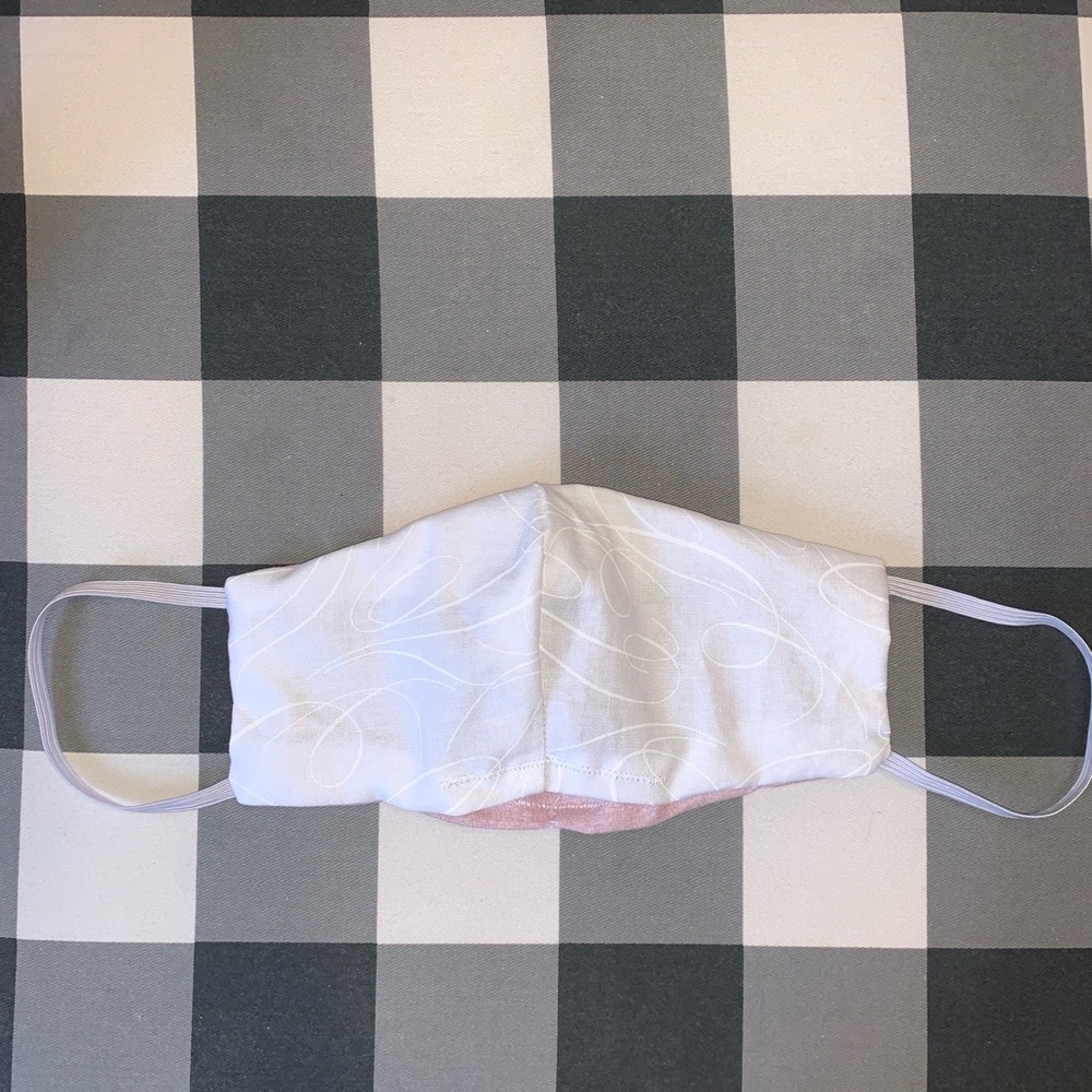 Pink Face Mask and Scrunchie Set - Picture 3 of 4